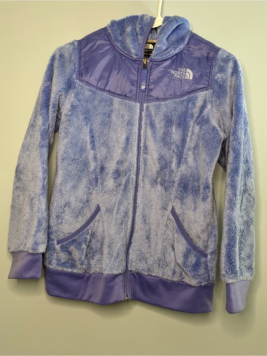 The North Face Other - The North Face OSO Jacket Girls Youth Hooded Sherpa Size Medium 10/12 Periwinkle